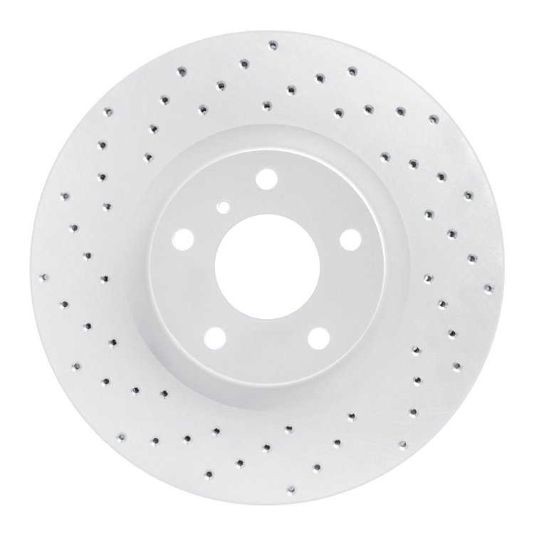 820-67052L Geoperformance Drilled Brake Rotor, Fits Select Infiniti/Nissan, Position: Front Left
