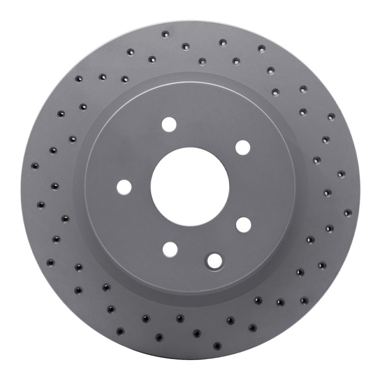 820-67055R Geoperformance Drilled Brake Rotor, Fits Select Infiniti/Nissan, Position: Rear Right