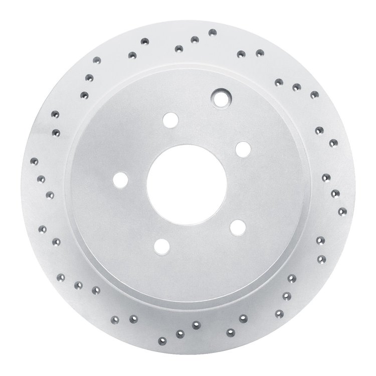 820-67089L Geoperformance Drilled Brake Rotor, Fits Select Infiniti/Nissan, Position: Rear Left