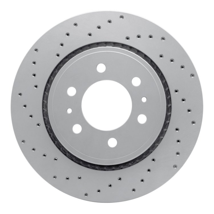 820-67092L Geoperformance Drilled Brake Rotor, Fits Select Multiple Makes/Models, Position: Front Left