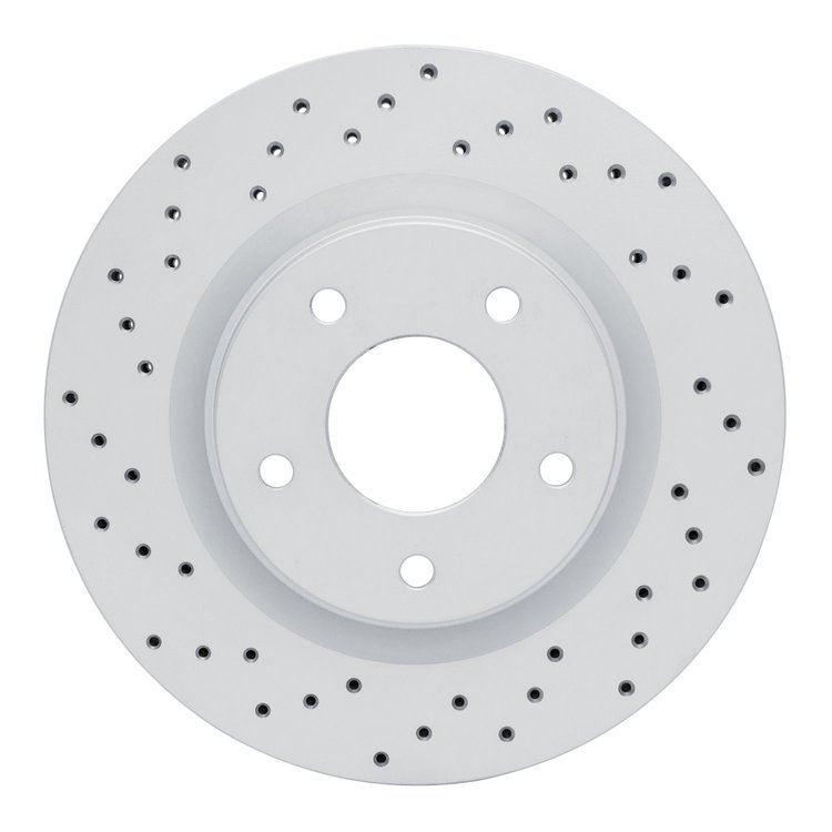 820-67100L Geoperformance Drilled Brake Rotor, 2011-2019 Infiniti/Nissan, Position: Front Left
