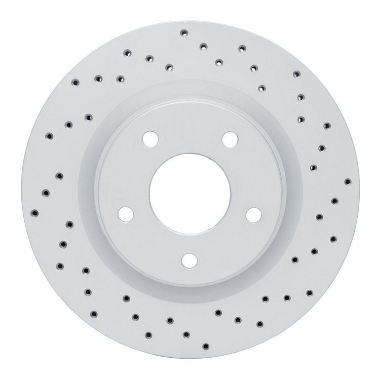 820-67100R Geoperformance Drilled Brake Rotor, 2011-2019 Infiniti/Nissan, Position: Front Right