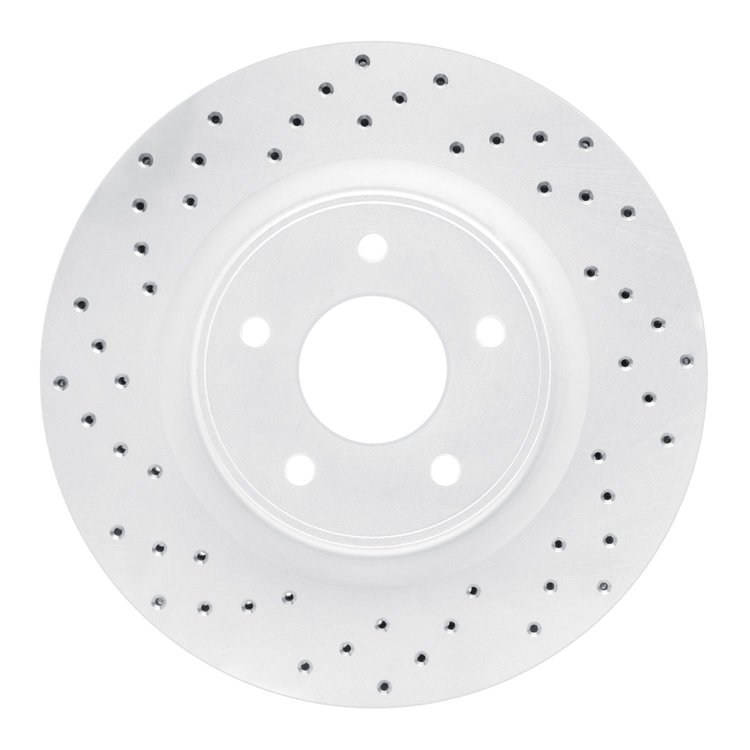 820-67105L Geoperformance Drilled Brake Rotor, Fits Select Infiniti/Nissan, Position: Front Left