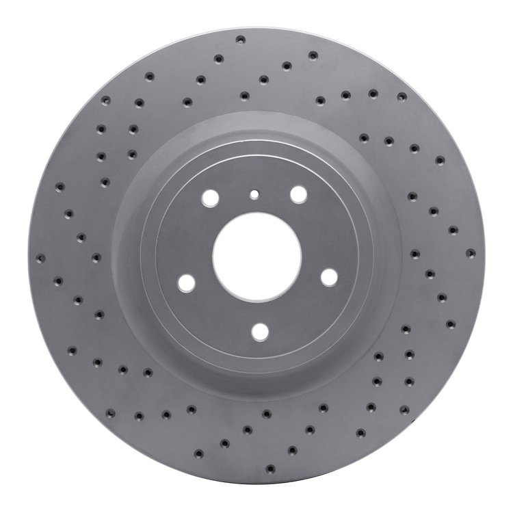 820-68012L Geoperformance Drilled Brake Rotor, Fits Select Infiniti/Nissan, Position: Front Left