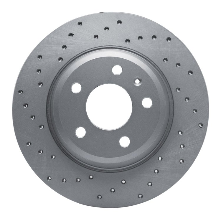 820-73061L Geoperformance Drilled Brake Rotor, Fits Select Audi/Volkswagen, Position: Rear Left