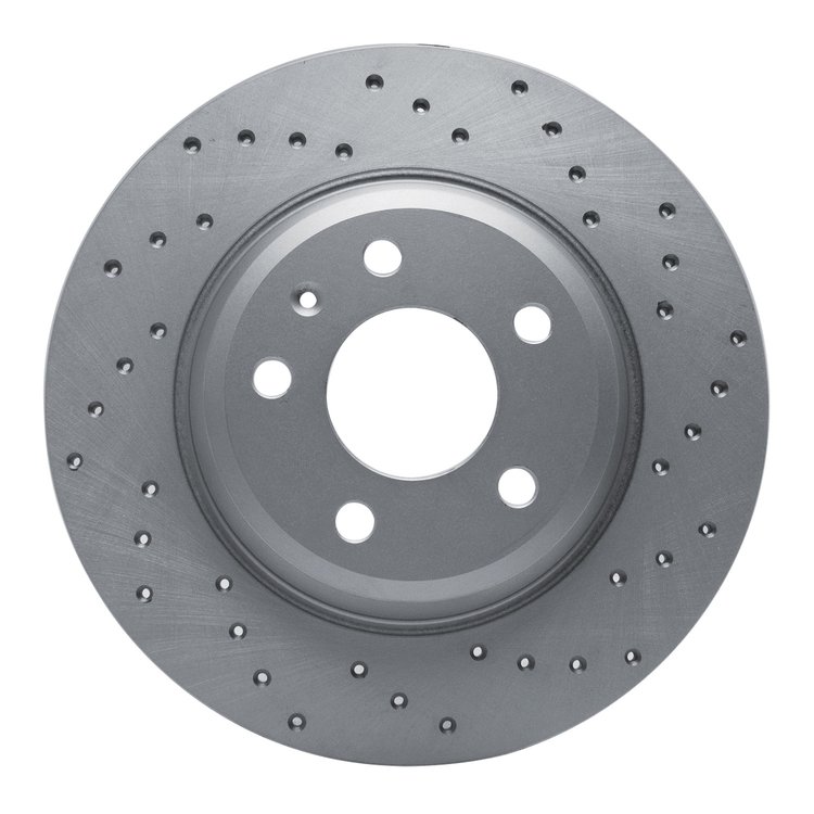 820-73061R Geoperformance Drilled Brake Rotor, Fits Select Audi/Volkswagen, Position: Rear Right