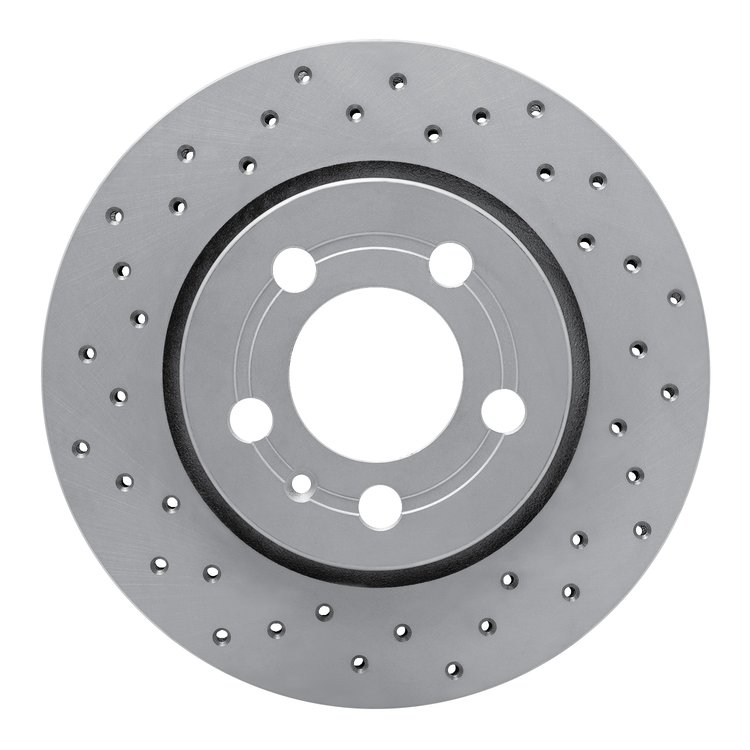 820-74022L Geoperformance Drilled Brake Rotor, 2000-2006 Audi/Volkswagen, Position: Rear Left