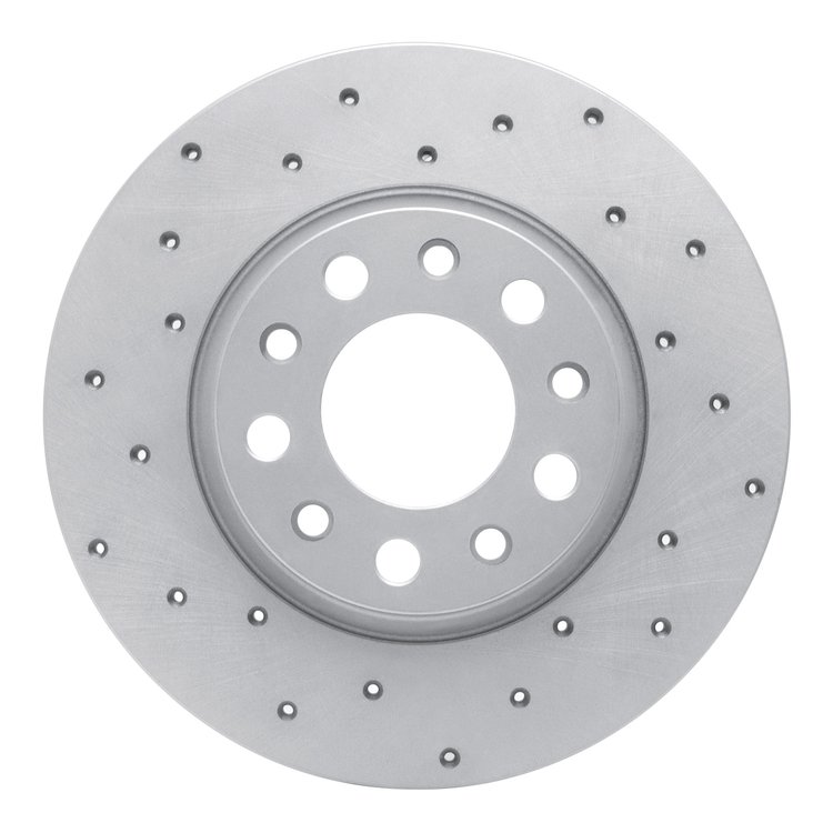 820-74031L Geoperformance Drilled Brake Rotor, Fits Select Multiple Makes/Models, Position: Rear Left