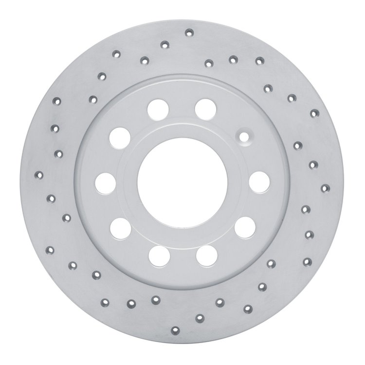 820-74033L Geoperformance Drilled Brake Rotor, 2010-2019 Audi/Volkswagen, Position: Rear Left