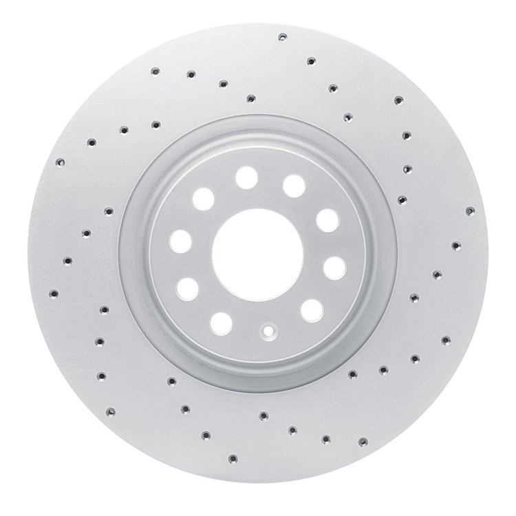 820-74034R Geoperformance Drilled Brake Rotor, Fits Select Multiple Makes/Models, Position: Front Right