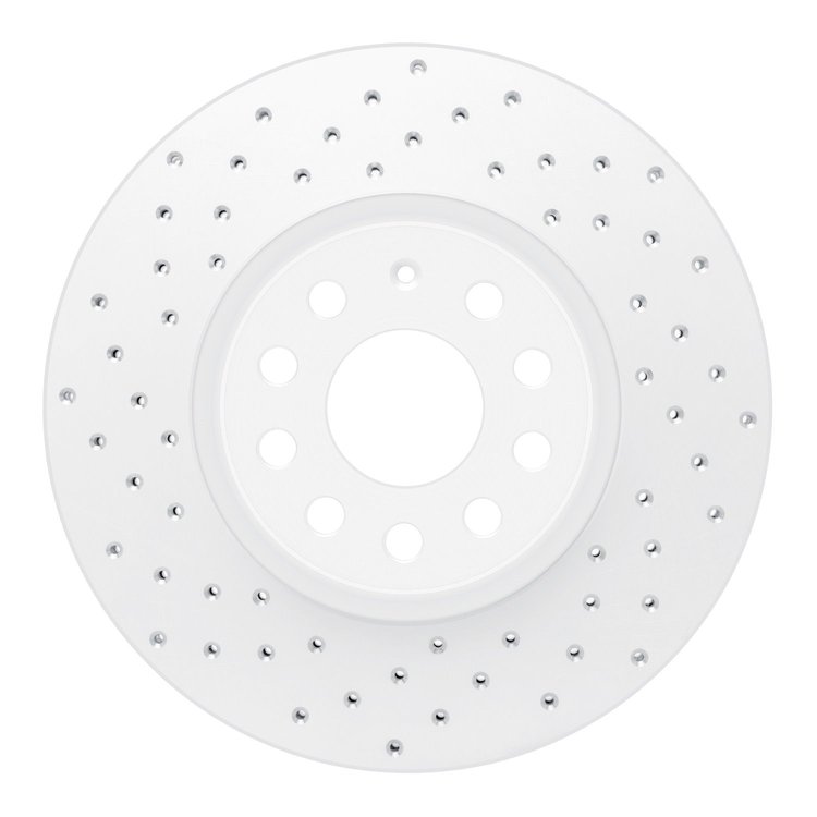820-74053L Geoperformance Drilled Brake Rotor, Fits Select Multiple Makes/Models, Position: Front Left