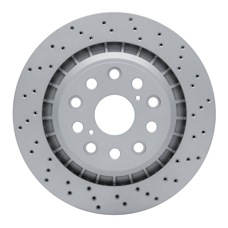 820-75022D Geoperformance Drilled Brake Rotor, 2007-2017 Lexus/Toyota/Scion, Position: Rear Right
