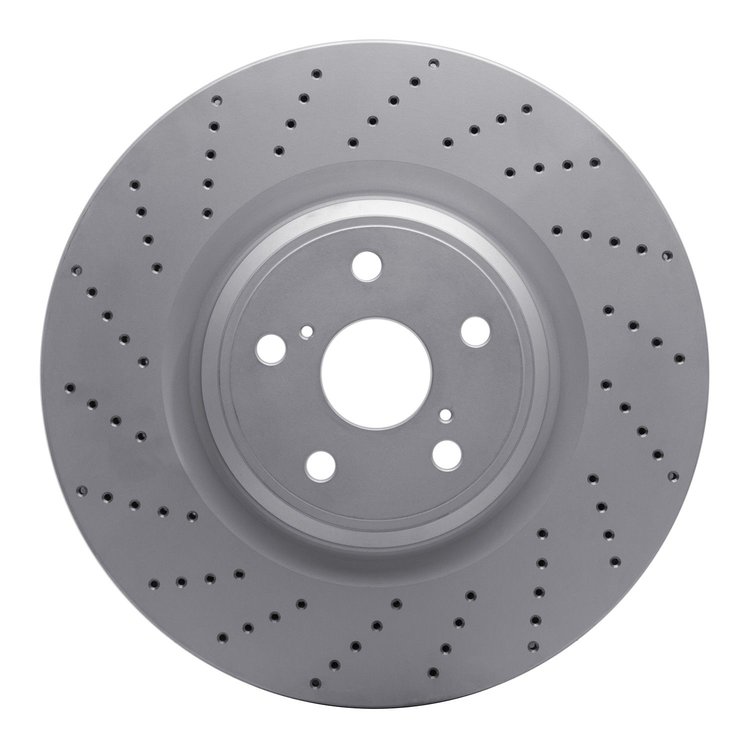 820-75030D Geoperformance Drilled Brake Rotor, 2010-2017 Lexus/Toyota/Scion, Position: Left Front