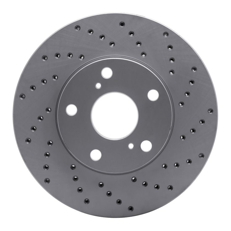 820-76052R Geoperformance Drilled Brake Rotor, 1992-2006 Lexus/Toyota/Scion, Position: Front Right
