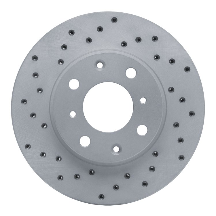 820-76056L Geoperformance Drilled Brake Rotor, 1993-2002 Multiple Makes/Models, Position: Front Left