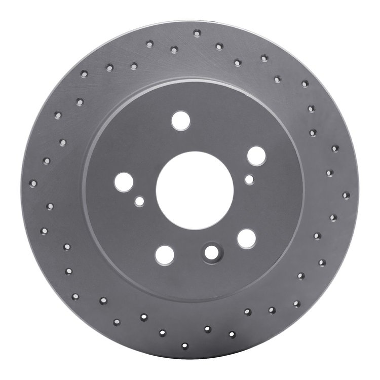 820-76071R Geoperformance Drilled Brake Rotor, 2000-2004 Lexus/Toyota/Scion, Position: Rear Right