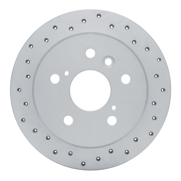 820-76076L Geoperformance Drilled Brake Rotor, 2002-2008 Lexus/Toyota/Scion, Position: Rear Left