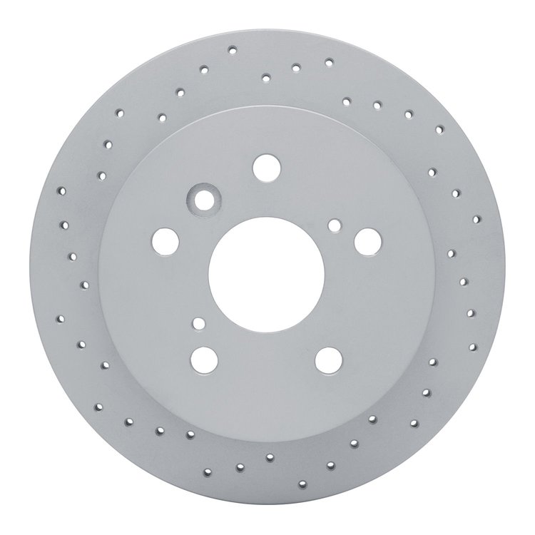 820-76079L Geoperformance Drilled Brake Rotor, 2007-2012 Lexus/Toyota/Scion, Position: Rear Left