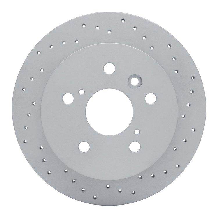820-76079R Geoperformance Drilled Brake Rotor, 2007-2012 Lexus/Toyota/Scion, Position: Rear Right