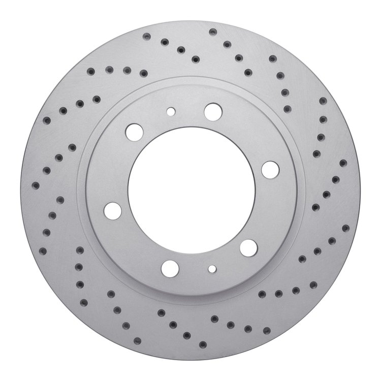 820-76128R Geoperformance Drilled Brake Rotor, Fits Select Lexus/Toyota/Scion, Position: Front Right