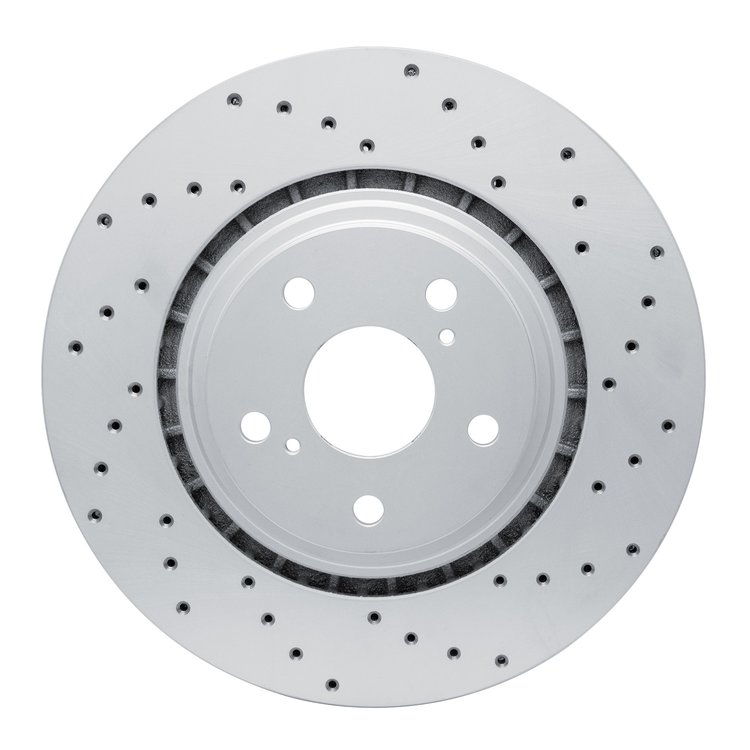 820-76138R Geoperformance Drilled Brake Rotor, Fits Select Lexus/Toyota/Scion, Position: Front Right