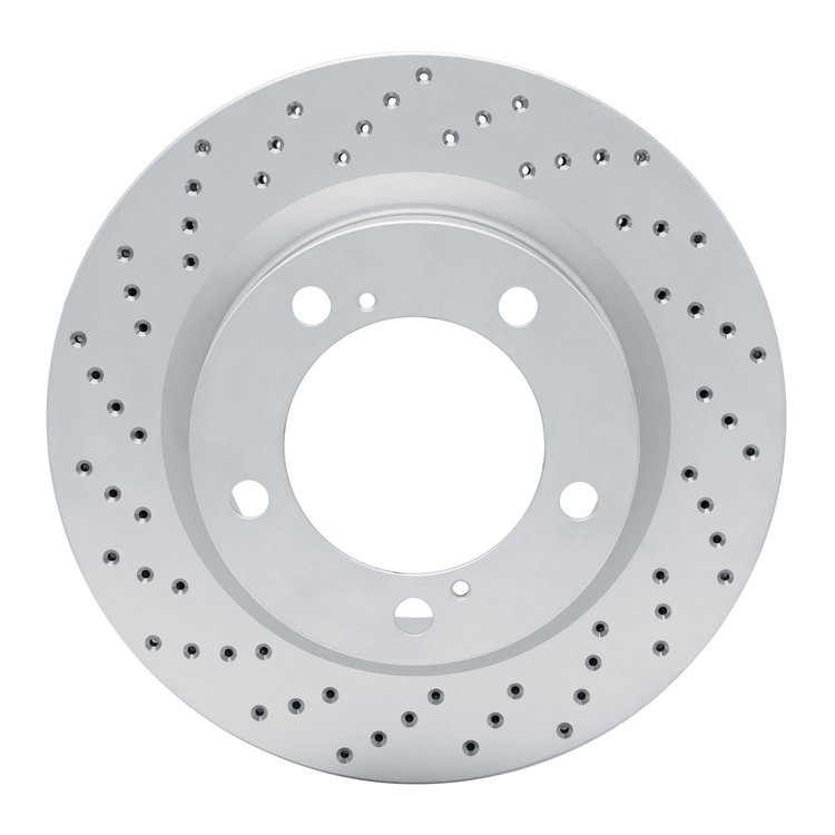 820-76140L Geoperformance Drilled Brake Rotor, 2008-2021 Lexus/Toyota/Scion, Position: Front Left