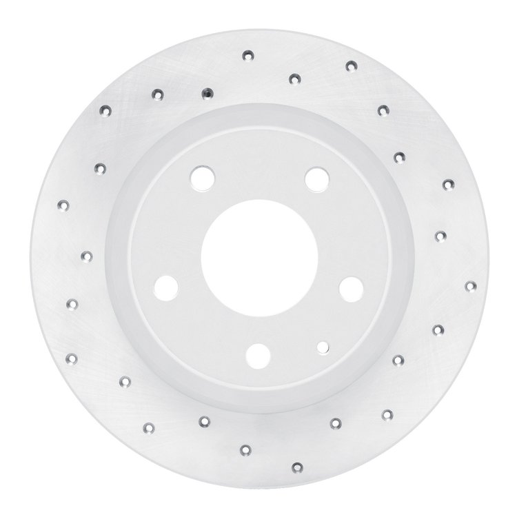820-80051R Geoperformance Drilled Brake Rotor, 2014-2021 Ford/Lincoln/Mercury/Mazda, Position: Rear Right