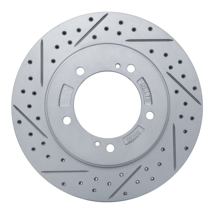 830-01013L Geoperformance Drilled/Slotted Brake Rotor, 1999-2008 Multiple Makes/Models, Position: Front Left