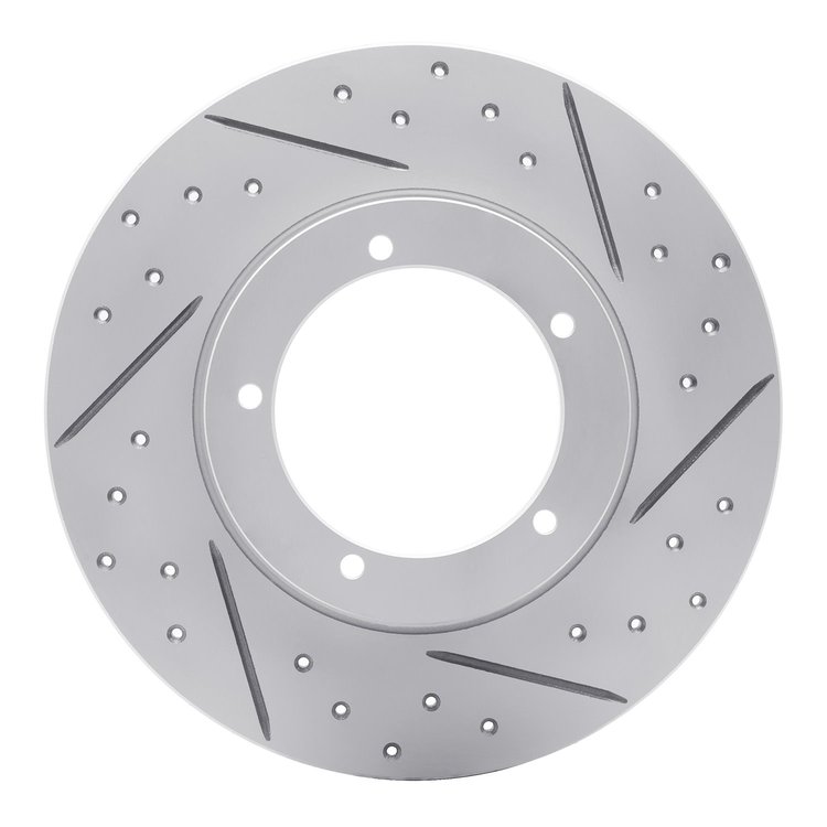 830-02000R Geoperformance Drilled/Slotted Brake Rotor, 1965-1976 Porsche, Position: Front Right