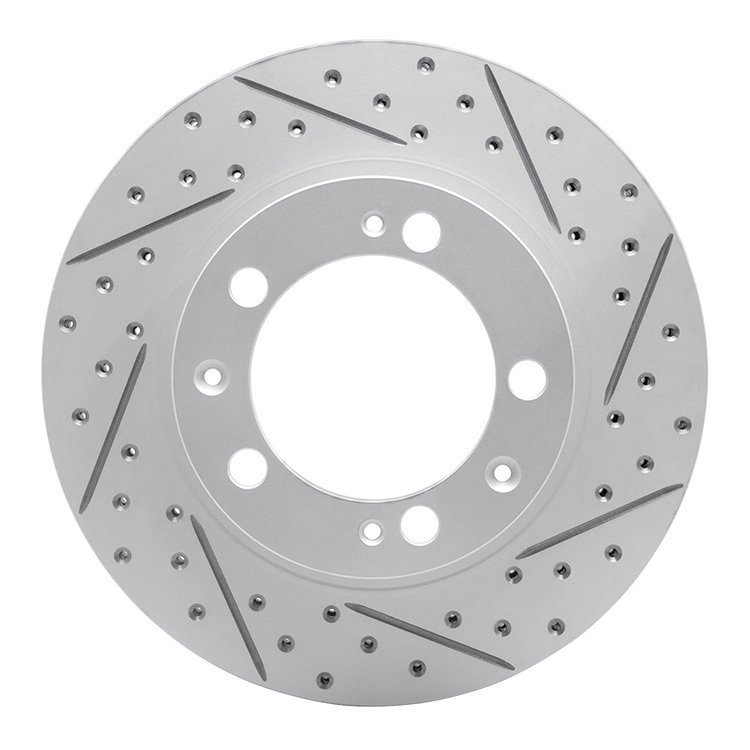 830-02023R Geoperformance Drilled/Slotted Brake Rotor, 1989-1997 Porsche, Position: Front Right