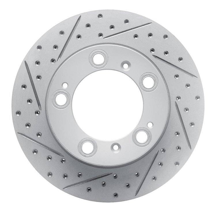 830-02029R Geoperformance Drilled/Slotted Brake Rotor, 1997-2004 Porsche, Position: Rear Right