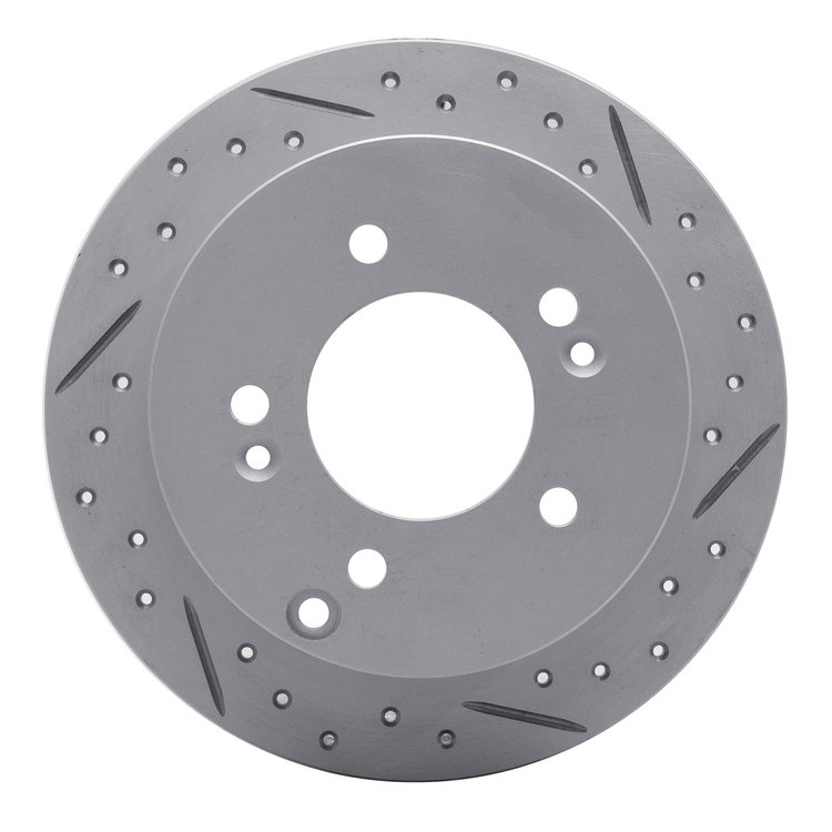 830-03014R Geoperformance Drilled/Slotted Brake Rotor, 2001-2010 Kia/Hyundai/Genesis, Position: Rear Right