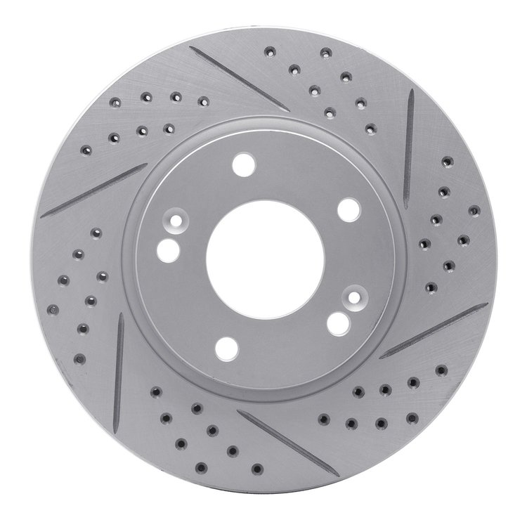 830-03016R Geoperformance Drilled/Slotted Brake Rotor, 2003-2013 Kia/Hyundai/Genesis, Position: Front Right
