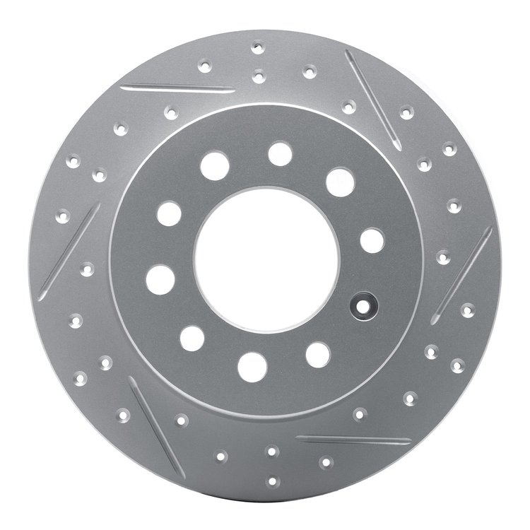 830-03017R Geoperformance Drilled/Slotted Brake Rotor, 2003-2008 Kia/Hyundai/Genesis, Position: Rear Right