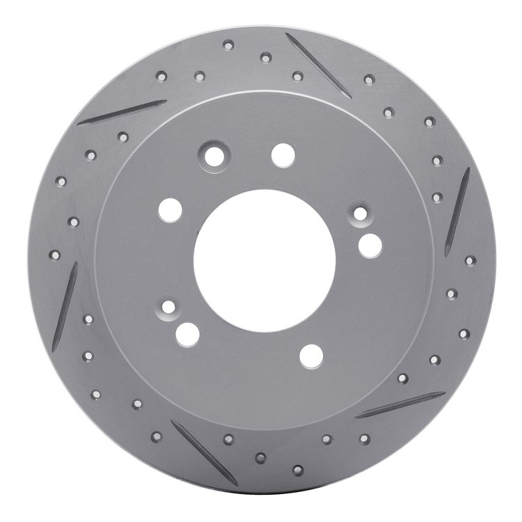 830-03024R Geoperformance Drilled/Slotted Brake Rotor, 2007-2010 Kia/Hyundai/Genesis, Position: Rear Right