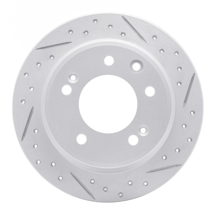 830-03029R Geoperformance Drilled/Slotted Brake Rotor, 2009-2016 Kia/Hyundai/Genesis, Position: Rear Right