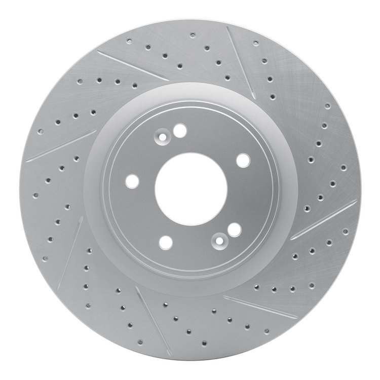 830-03032R Geoperformance Drilled/Slotted Brake Rotor, 2010-2016 Kia/Hyundai/Genesis, Position: Front Right