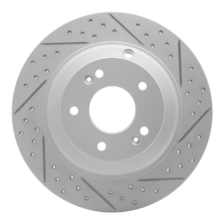830-03033R Geoperformance Drilled/Slotted Brake Rotor, 2010-2016 Kia/Hyundai/Genesis, Position: Rear Right