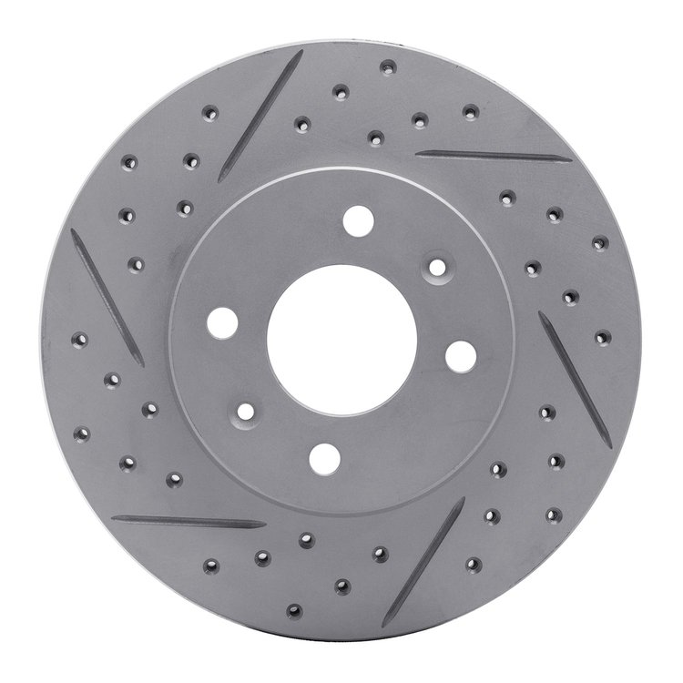 830-03042L Geoperformance Drilled/Slotted Brake Rotor, 2012-2017 Multiple Makes/Models, Position: Front Left