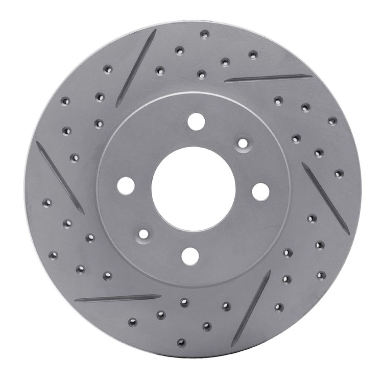 830-03042R Geoperformance Drilled/Slotted Brake Rotor, 2012-2017 Multiple Makes/Models, Position: Front Right