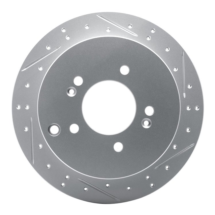 830-03044R Geoperformance Drilled/Slotted Brake Rotor, 2001-2016 Kia/Hyundai/Genesis, Position: Rear Right
