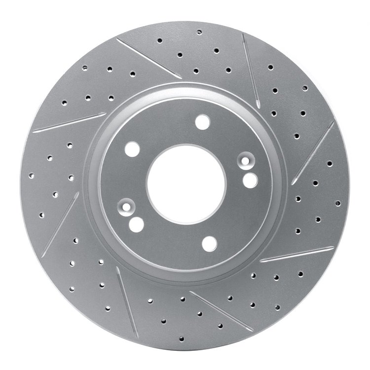 830-03051R Geoperformance Drilled/Slotted Brake Rotor, 2010-2013 Kia/Hyundai/Genesis, Position: Front Right