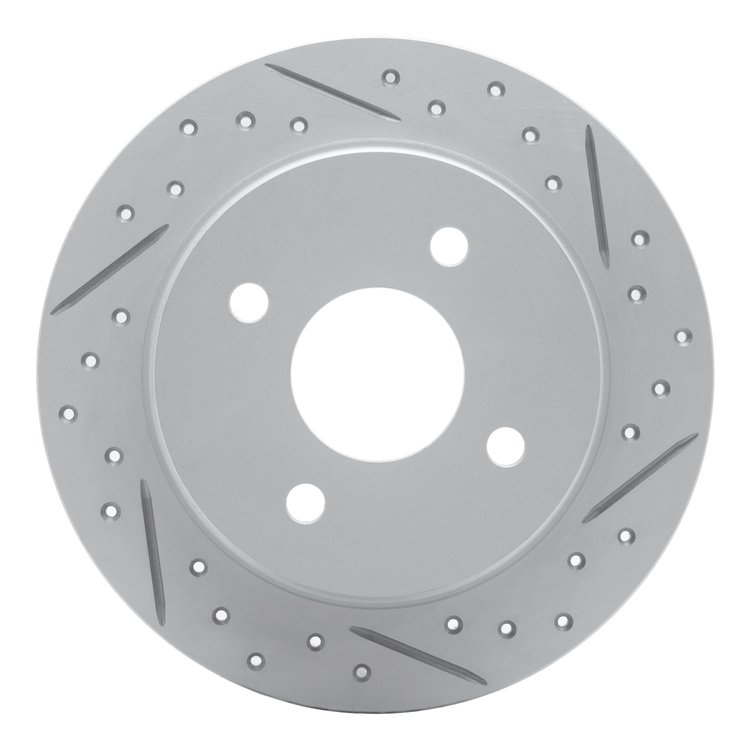 830-08000R Geoperformance Drilled/Slotted Brake Rotor, 1976-1982 Lancia, Position: Front Right