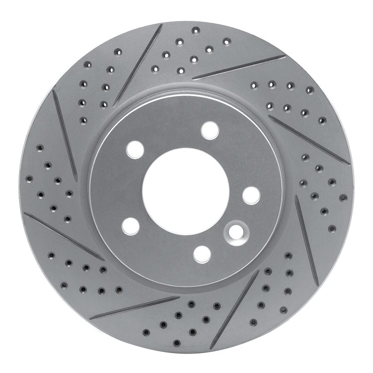830-11013L Geoperformance Drilled/Slotted Brake Rotor, 2005-2007 Land Rover, Position: Front Left