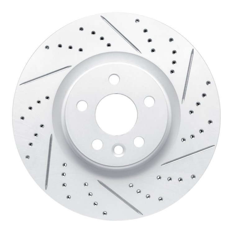 830-11025R Geoperformance Drilled/Slotted Brake Rotor, 2015-2019 Multiple Makes/Models, Position: Front Right
