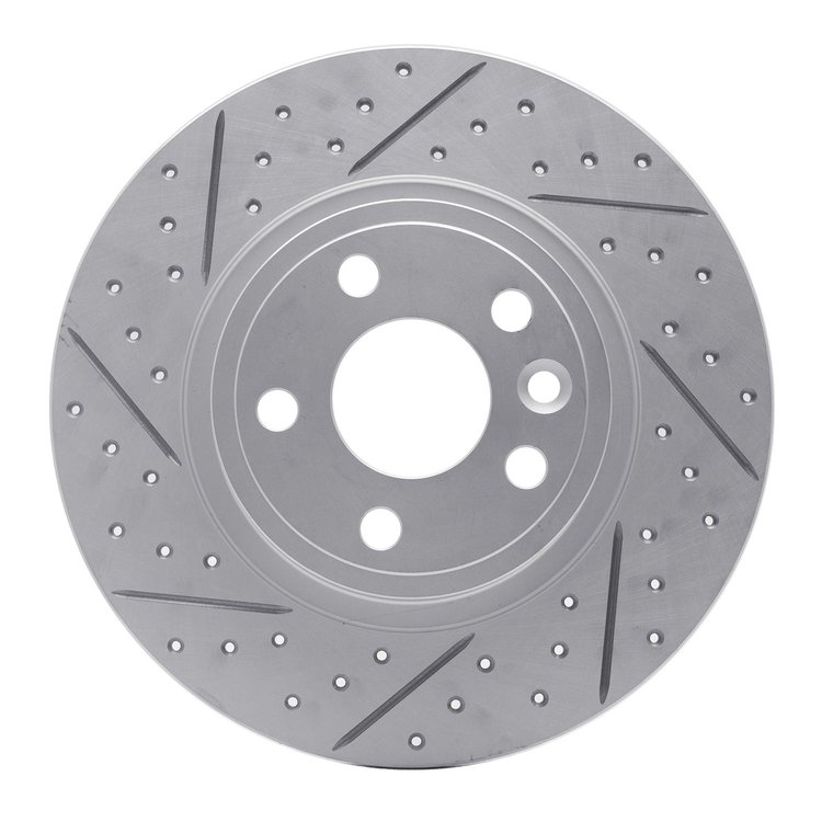 830-11027L Geoperformance Drilled/Slotted Brake Rotor, 2015-2020 Multiple Makes/Models, Position: Rear Left
