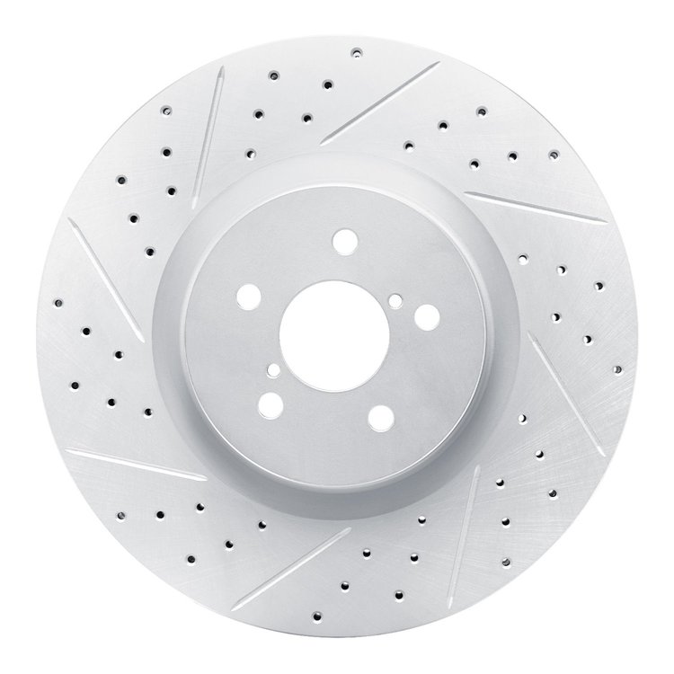 830-13014L Geoperformance Drilled/Slotted Brake Rotor, 2003-2020 Multiple Makes/Models, Position: Front Left
