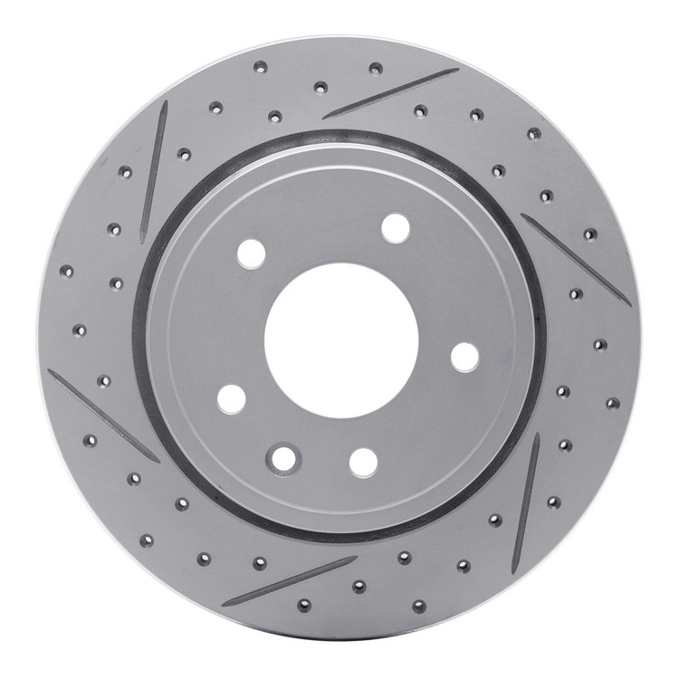 830-20009R Geoperformance Drilled/Slotted Brake Rotor, 1995-2006 Jaguar, Position: Rear Right