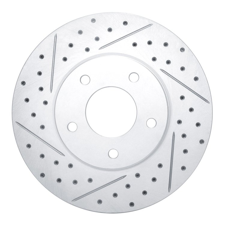 830-20010L Geoperformance Drilled/Slotted Brake Rotor, 1997-2003 Jaguar, Position: Front Left