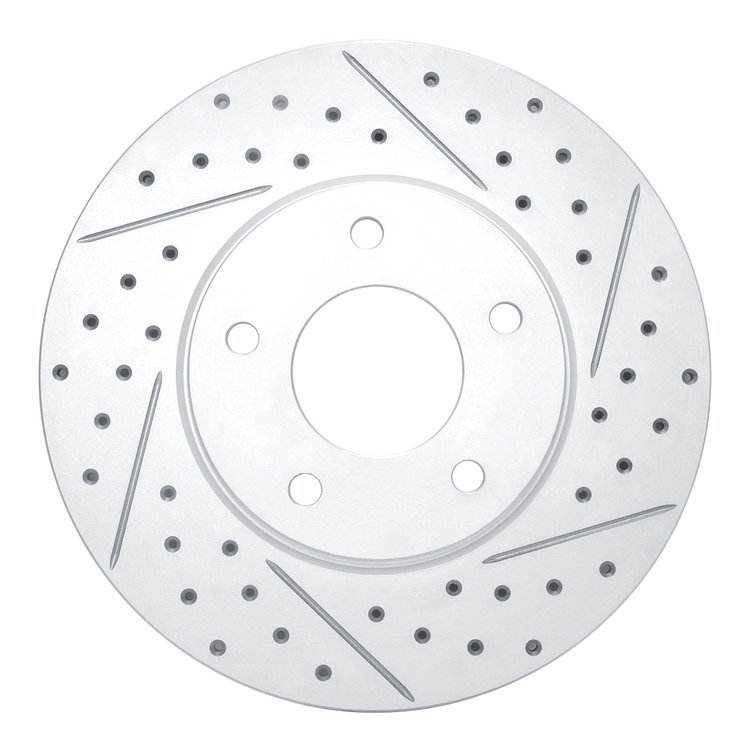 830-20010R Geoperformance Drilled/Slotted Brake Rotor, 1997-2003 Jaguar, Position: Front Right
